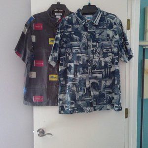 2- Columbia Button down shirts - Size Large  WHAT A DEAL!